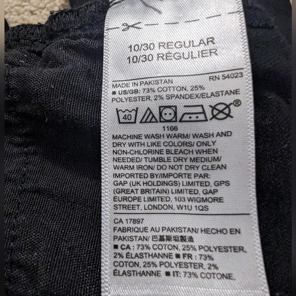 GAP Jeggings Black Women's size 10 - Picture 3 of 3